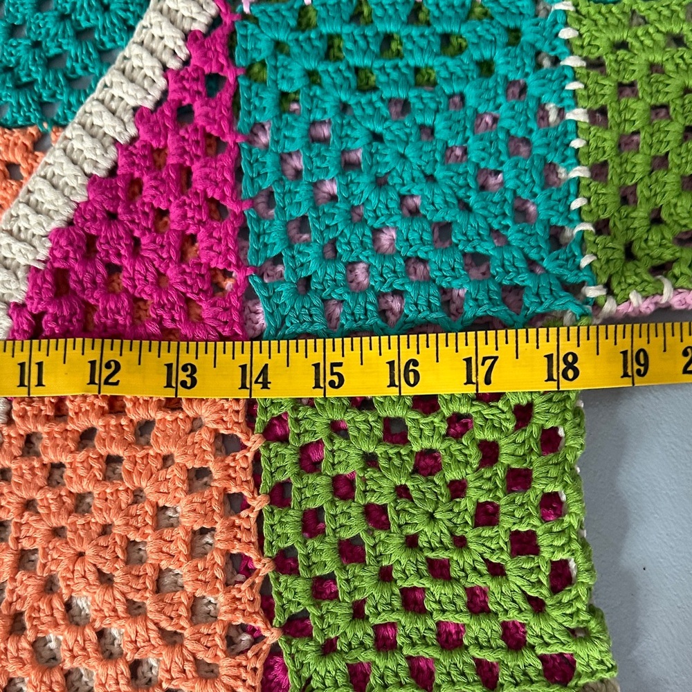 BiBi Checkered Pattern Open Front Cardigan Knit C… - image 7